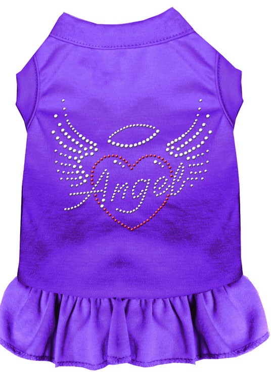 Angel Heart Rhinestone Dress Purple XL